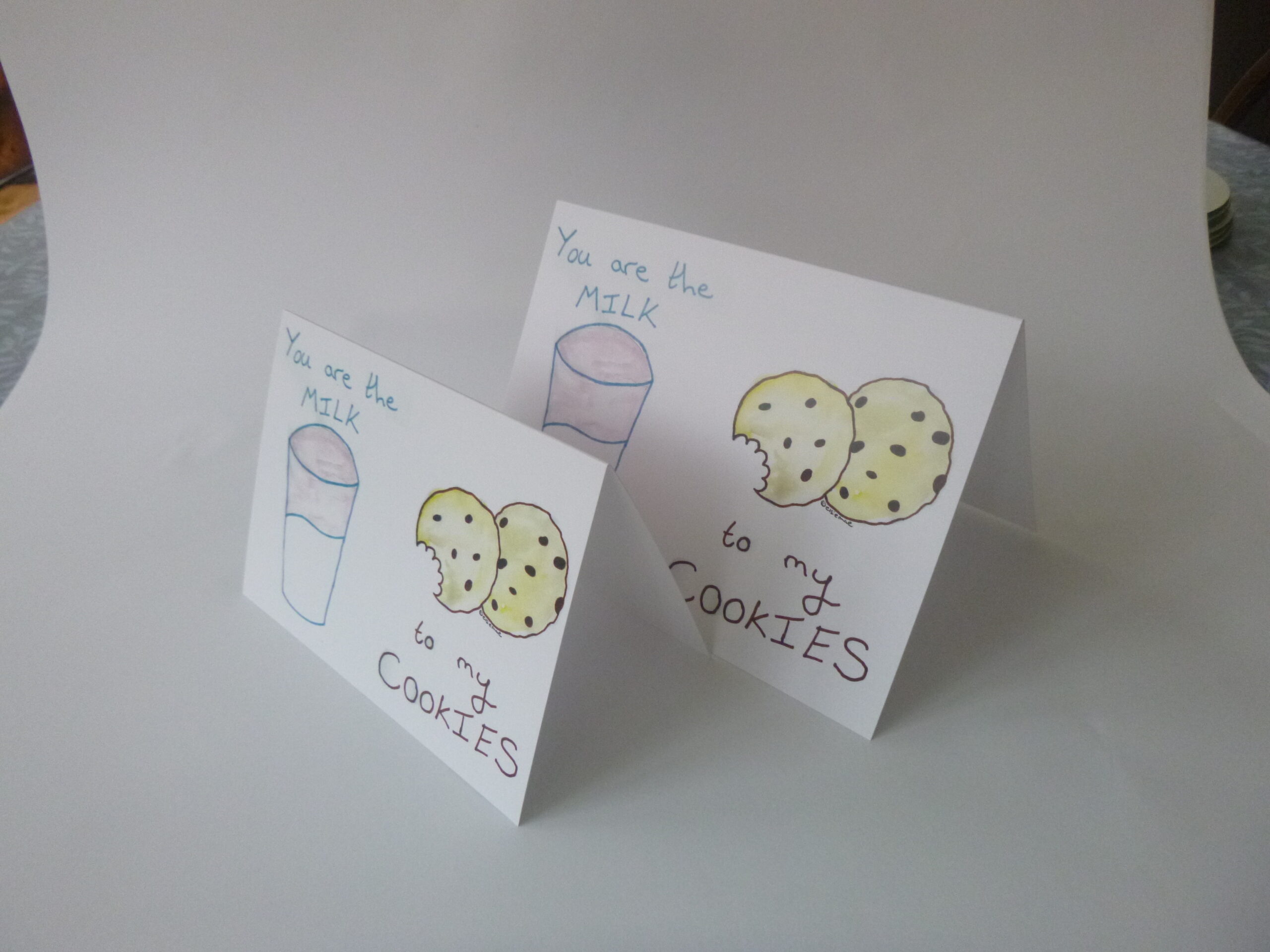 Milk 'N' Cookies - Greetings Card - Image 2