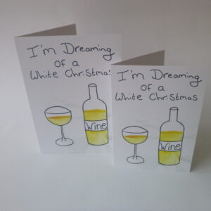 Dreaming of a White Christmas Card - Greetings Card